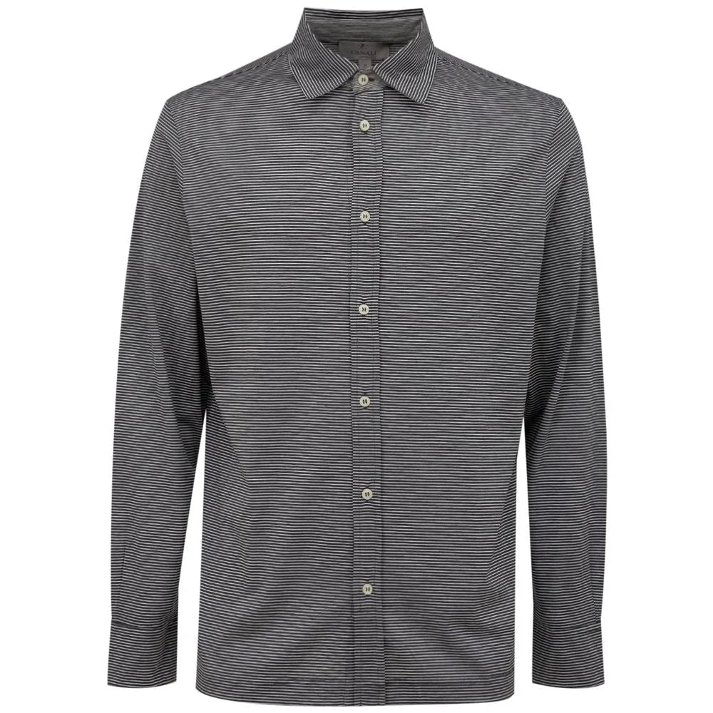 Canali Bicolor Cotton Shirt - IT50 | L
