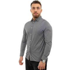 Canali Bicolor Cotton Shirt - IT50 | L