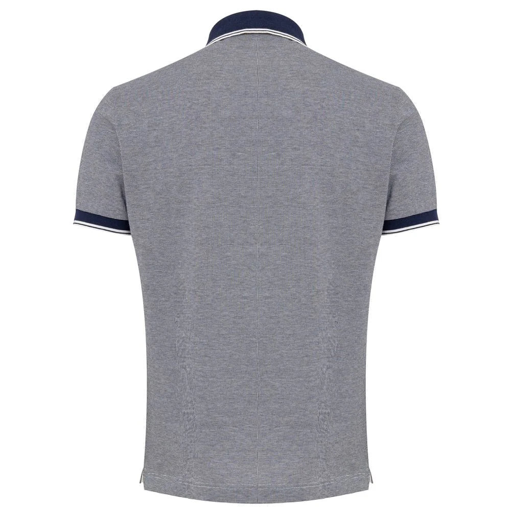 Canali Blue Cotton Polo Shirt - IT50 | L - Polos