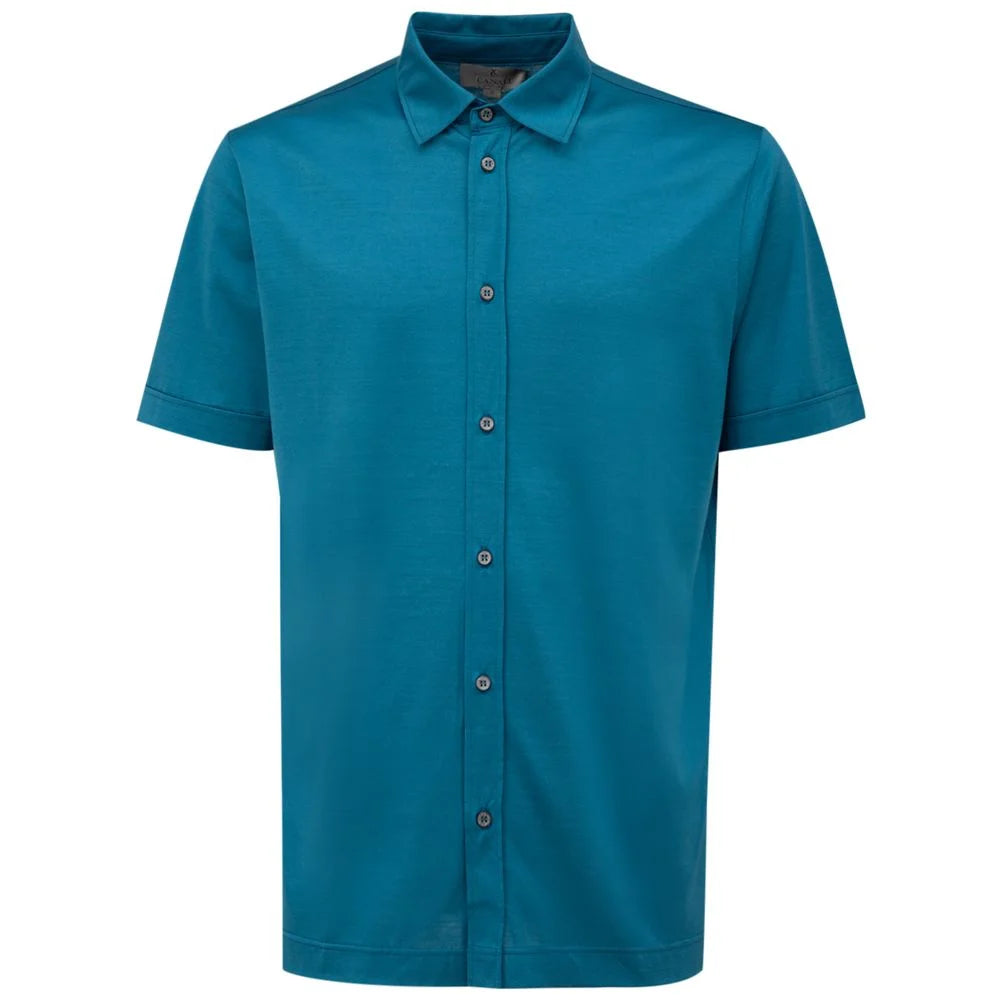 Canali Blue Cotton Shirt - IT50 | L - Shirts