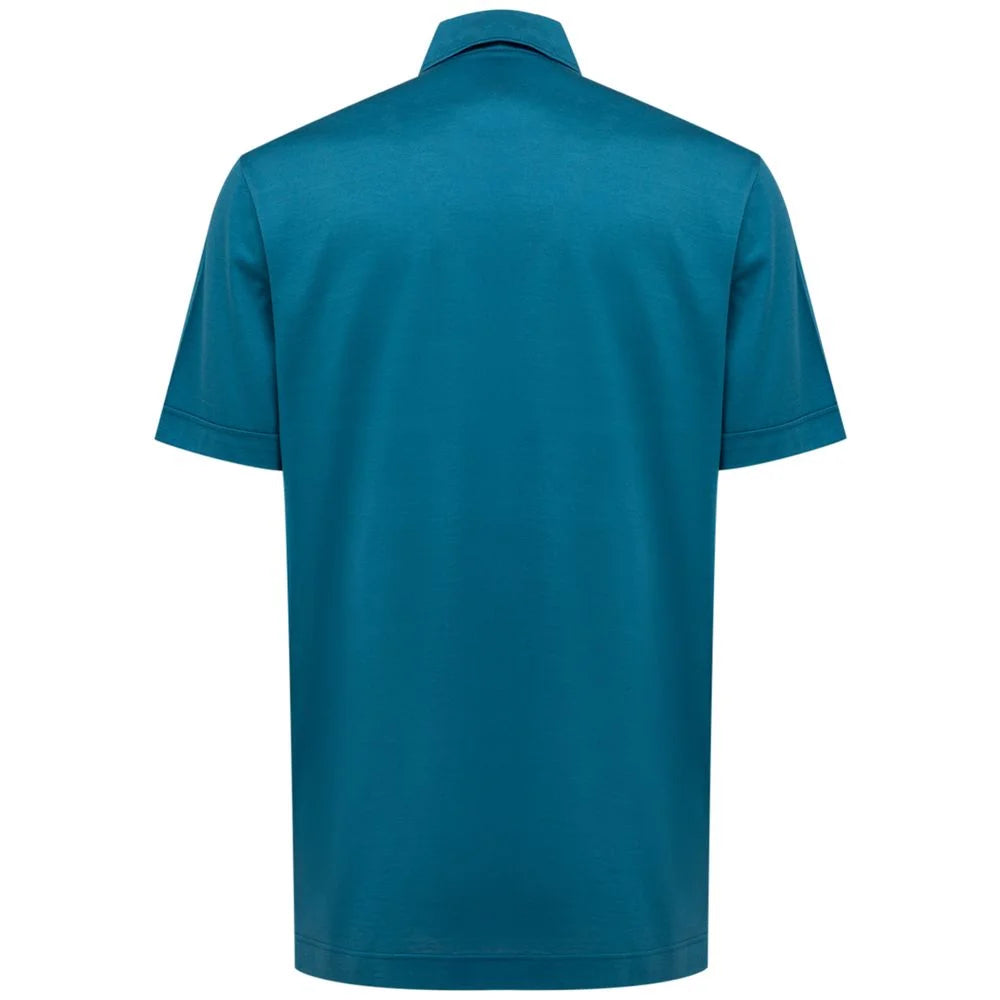 Canali Blue Cotton Shirt - IT50 | L - Shirts