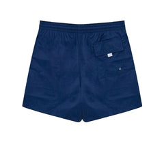 Canali Blue Polyester Swim Short - M