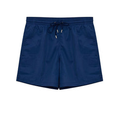 Canali Blue Polyester Swim Short - M