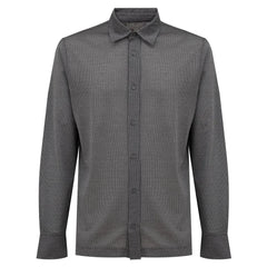 Canali Gray Cotton Shirt - IT50 | L