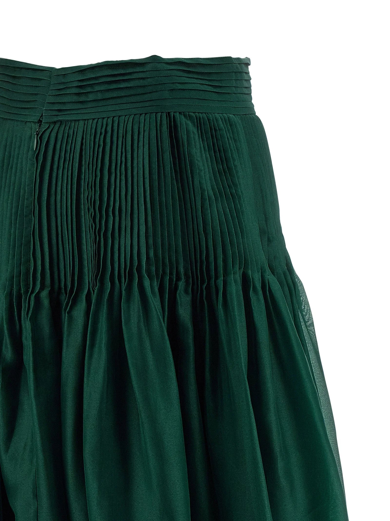 Carolina Herrera Bicolor Silk Mini Skirt - 4