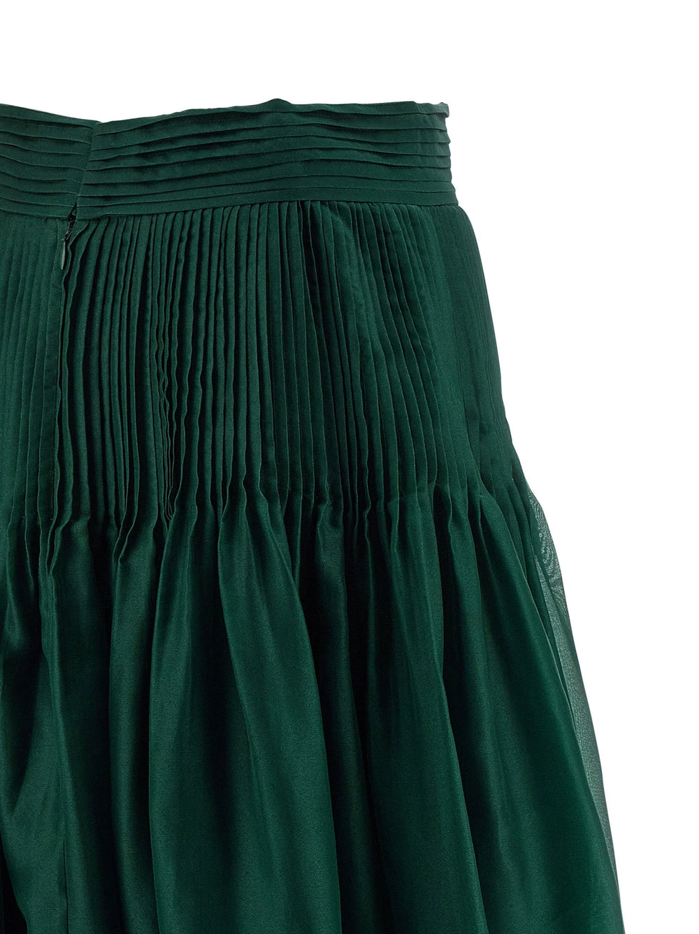 Carolina Herrera Bicolor Silk Mini Skirt - 4