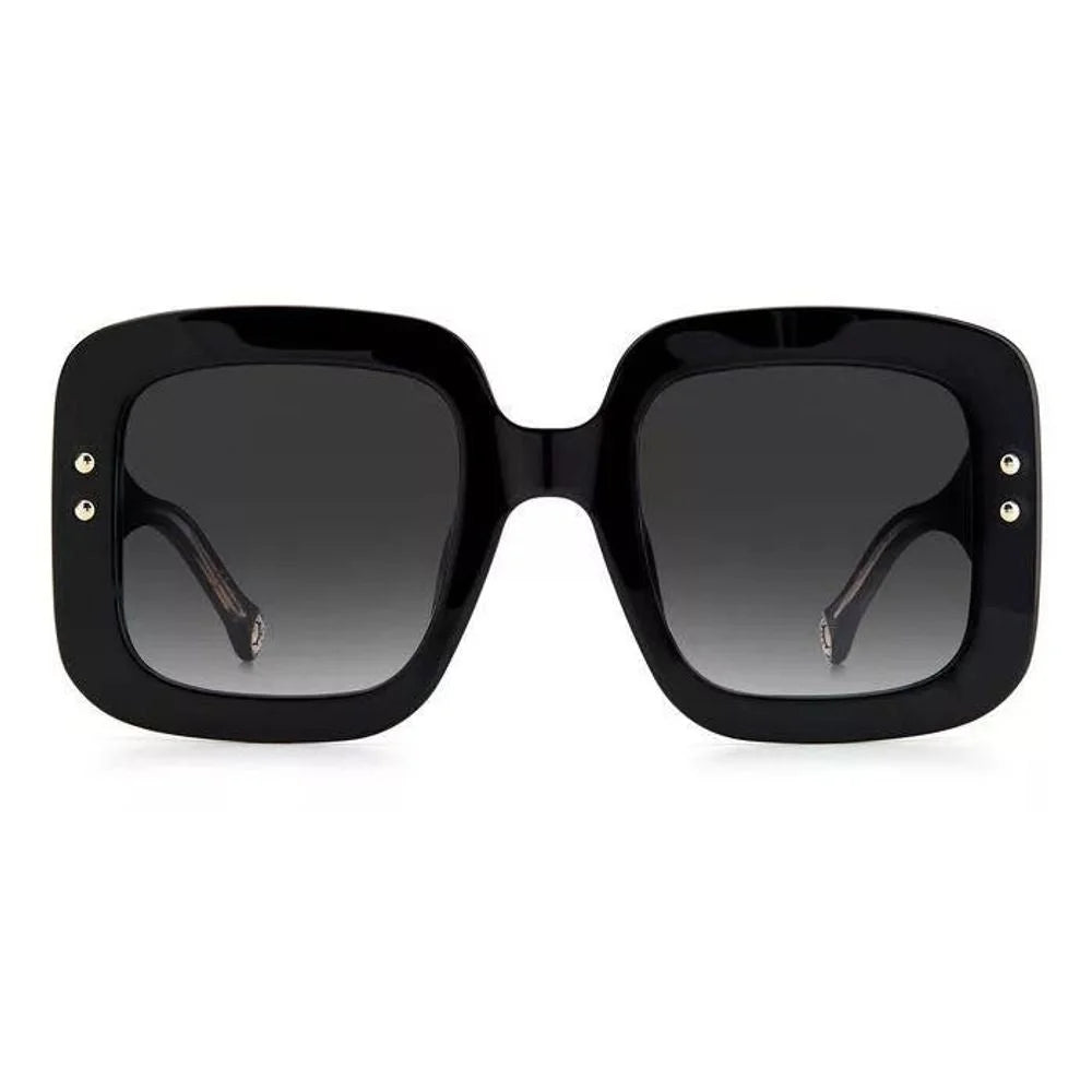 Carolina Herrera Black Acetate Sunglasses