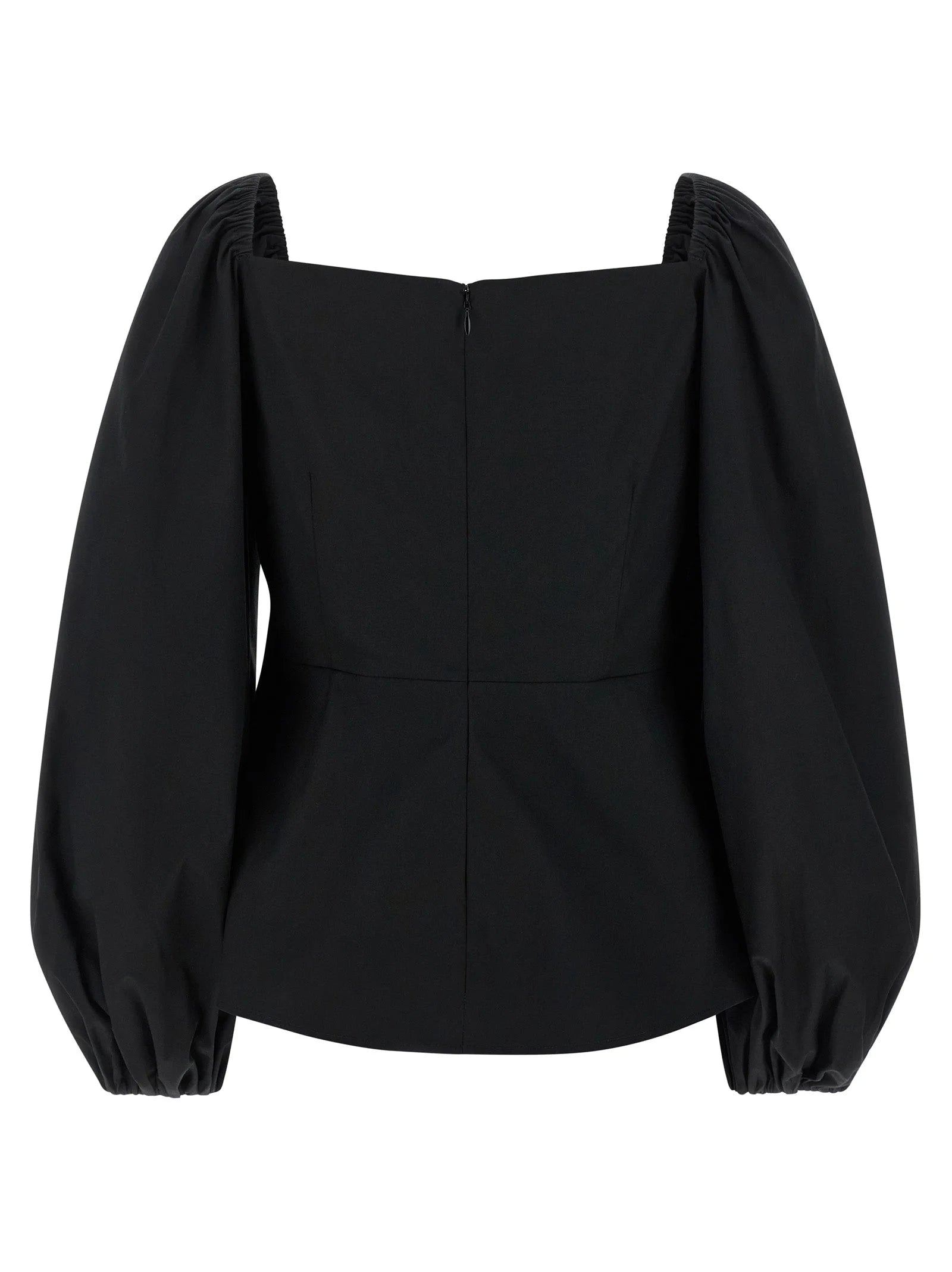 Carolina Herrera Black Cotton Tank Tops