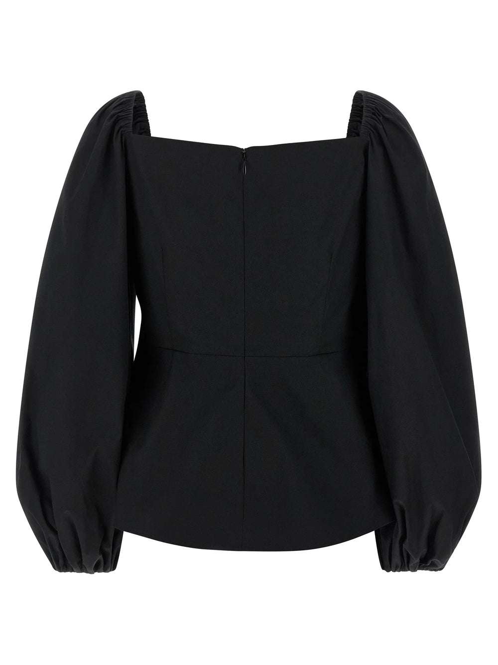 Carolina Herrera Black Cotton Tank Tops