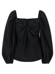 Carolina Herrera Black Cotton Tank Tops