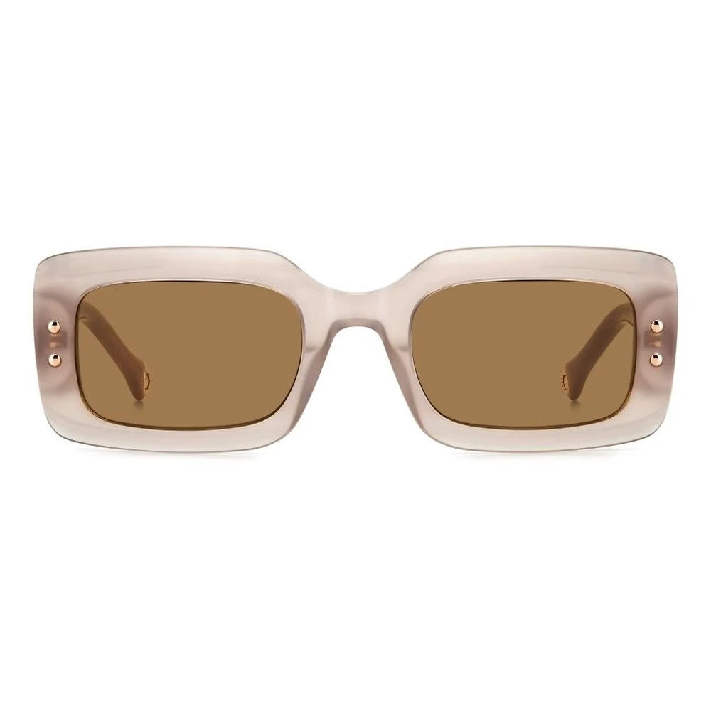 Carolina Herrera Orange Acetate Sunglasses
