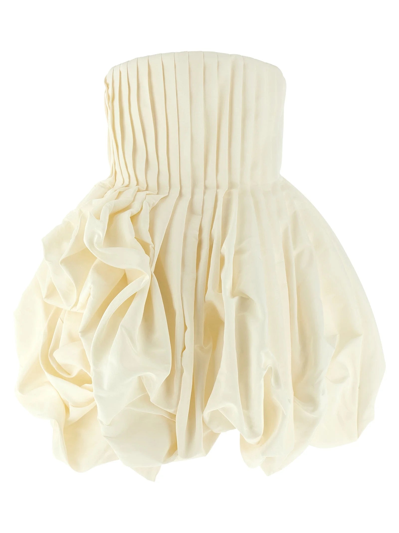 Carolina Herrera White Silk Short Dress - 4