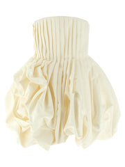 Carolina Herrera White Silk Short Dress - 4