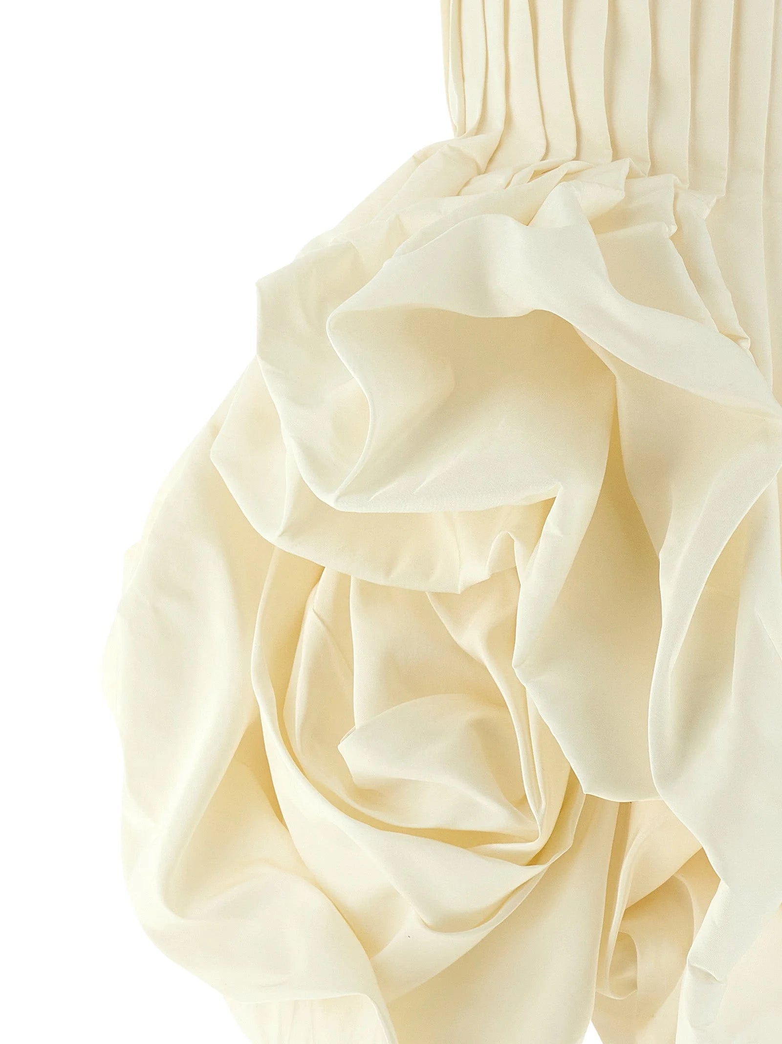 Carolina Herrera White Silk Short Dress - 4