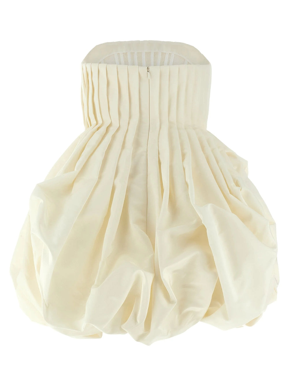 Carolina Herrera White Silk Short Dress - 4