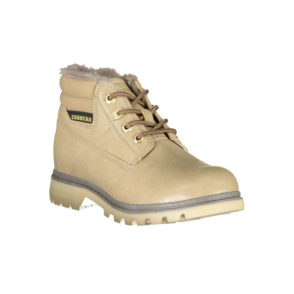 Carrera Beige Polyester Women Boot - Boots