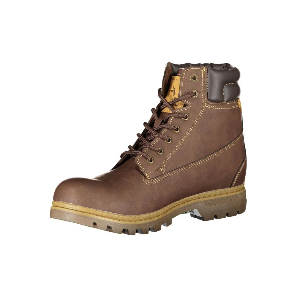 Carrera Brown Polyester Men Boot - Boots
