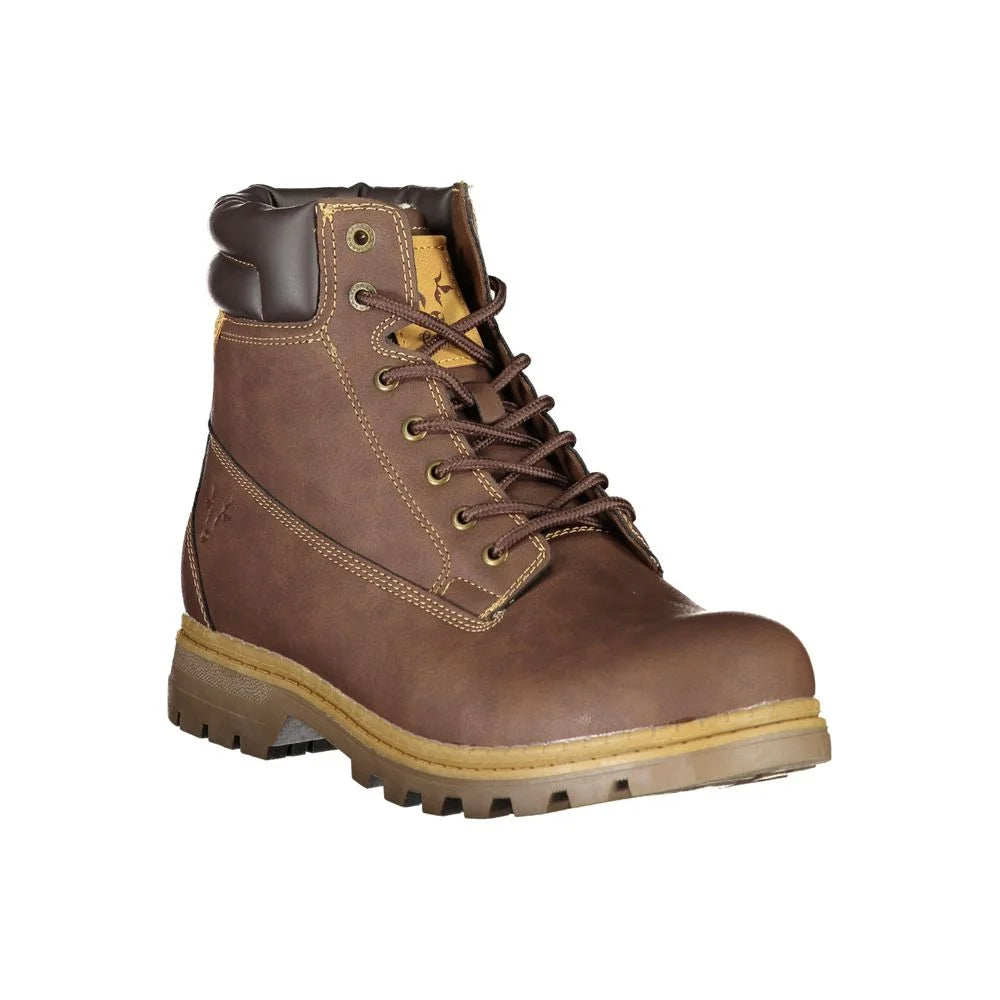 Carrera Brown Polyester Men Boot - Boots