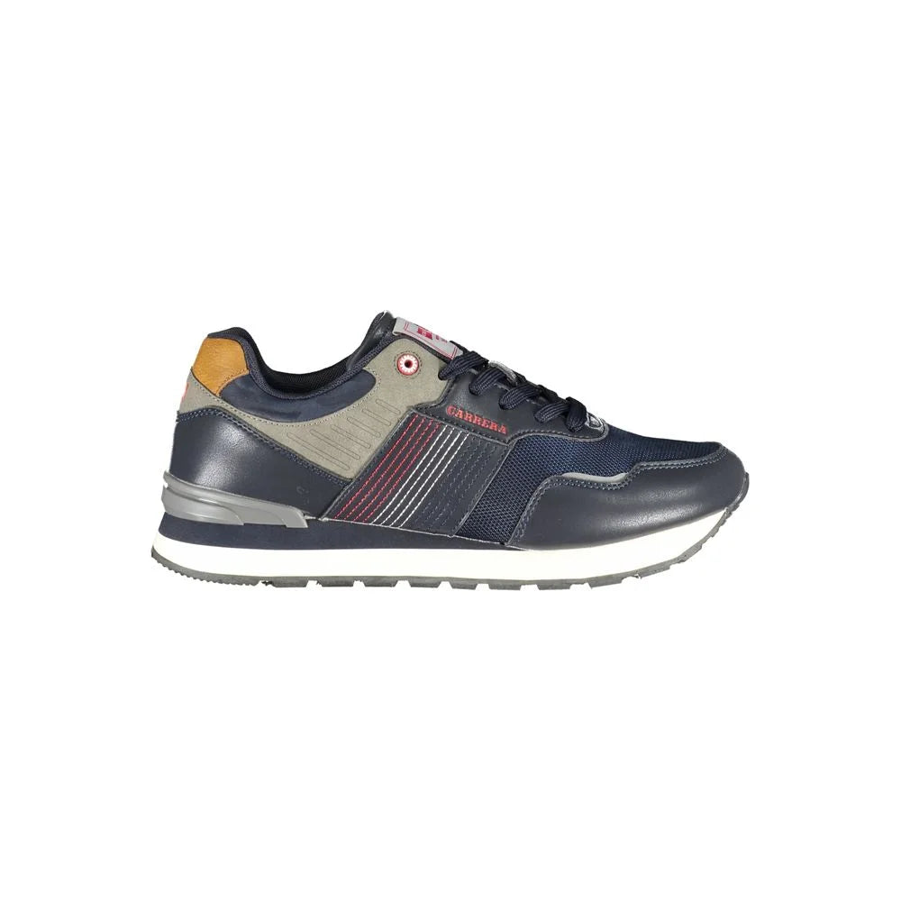 Carrera Sleek Blue Sports Sneakers with Logo Accent - Sneakers