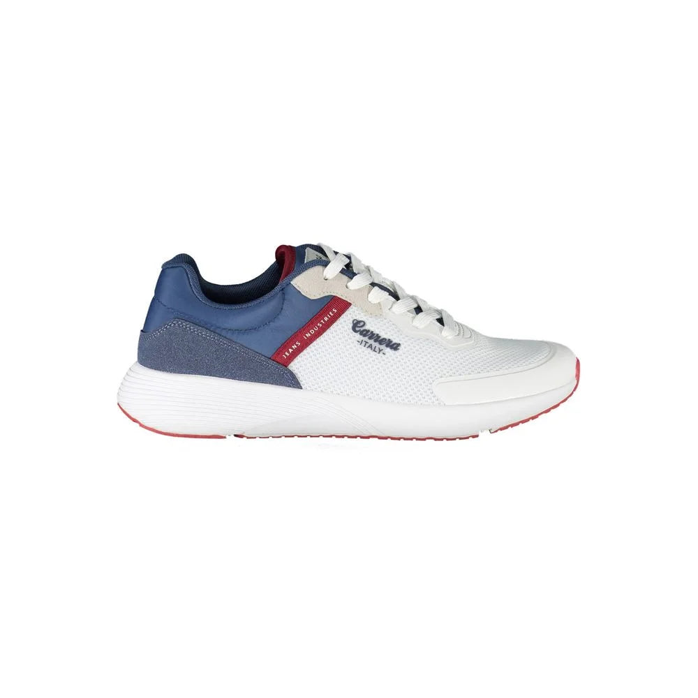 Carrera Sleek White Sports Sneakers with Contrast Accents - EU44/US11