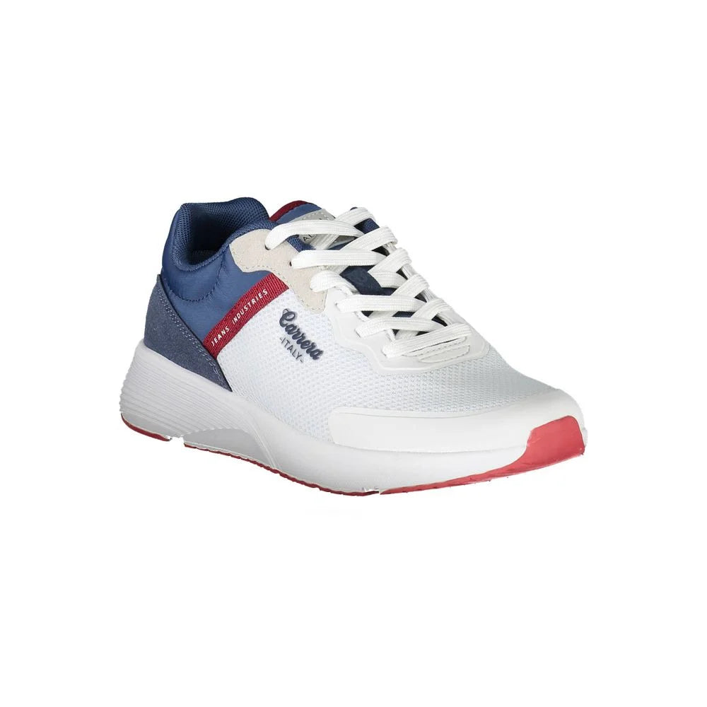 Carrera Sleek White Sports Sneakers with Contrast Accents - EU44/US11