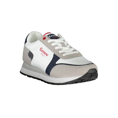 Carrera White Polyester Sneaker