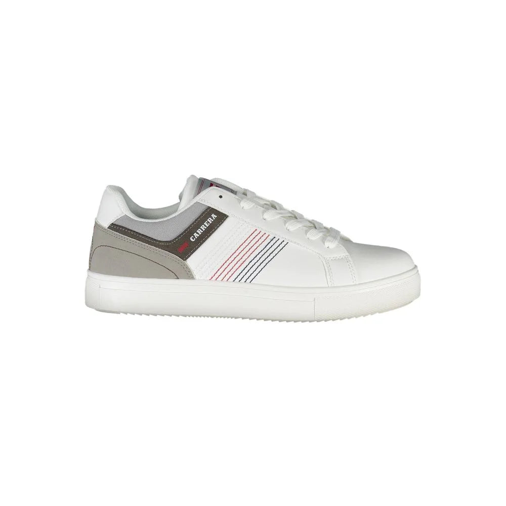 Carrera White Polyester Sneaker - EU43/US10 - Sneakers