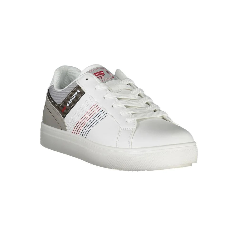 Carrera White Polyester Sneaker - EU43/US10 - Sneakers