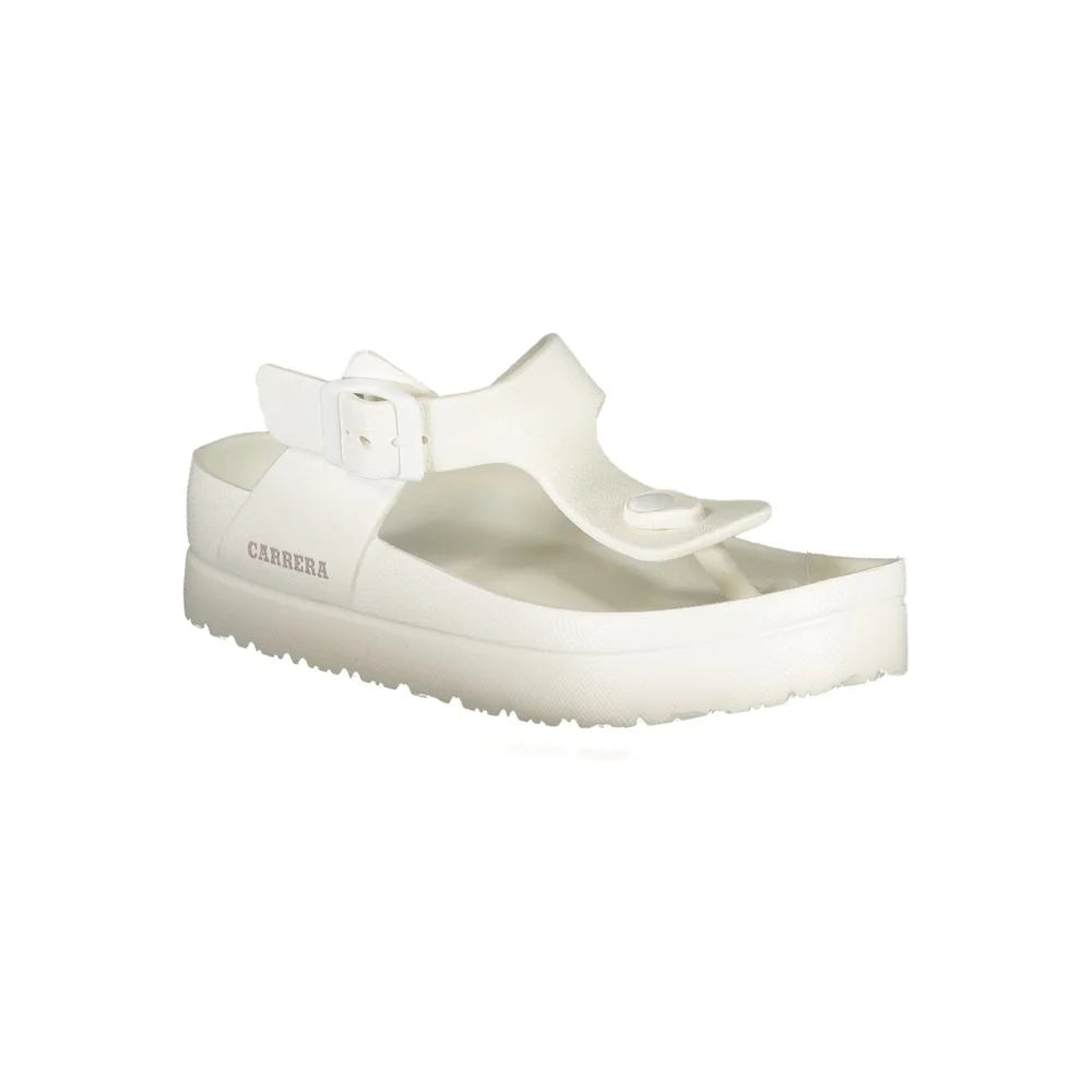 Carrera White Polyethylene Sandal - Sandals