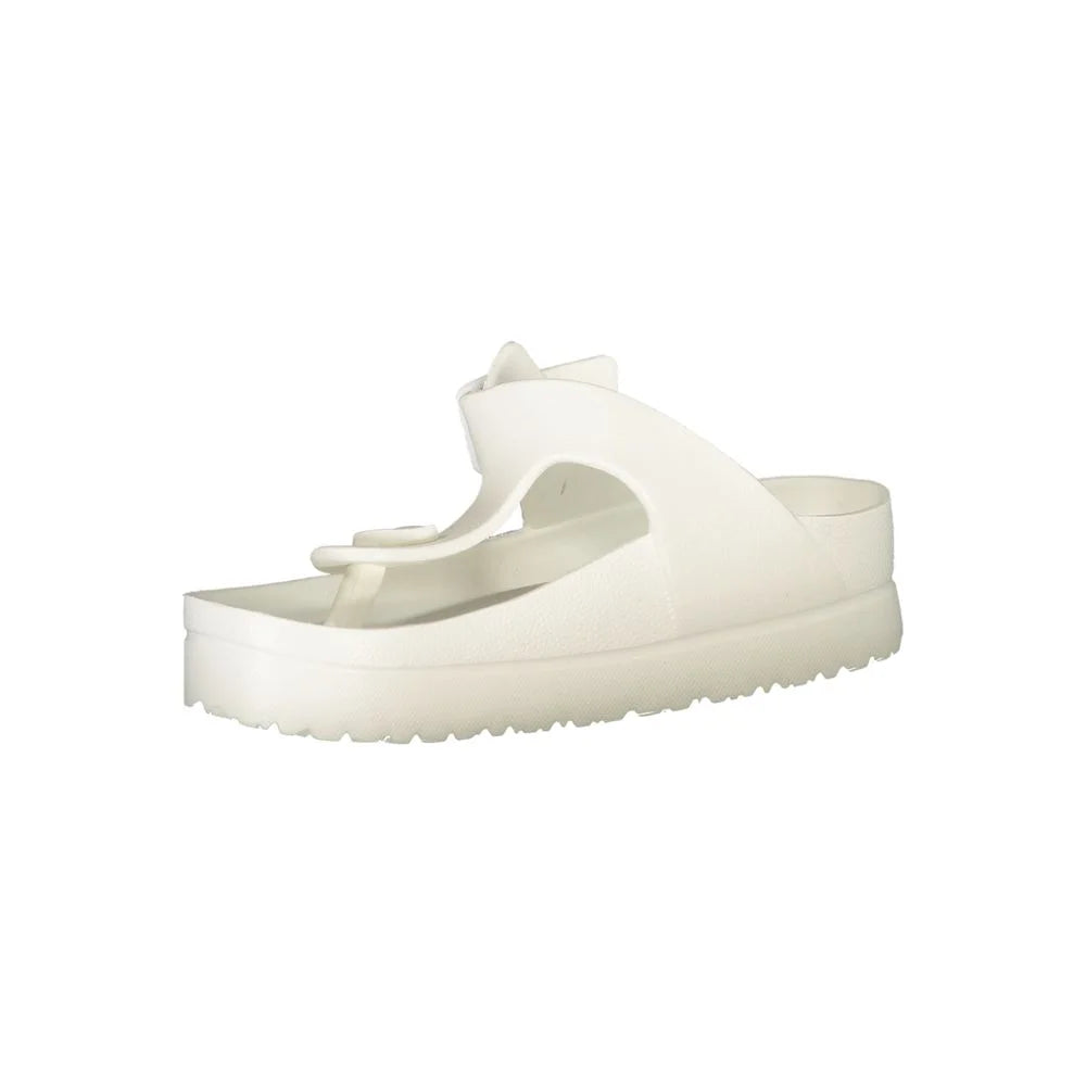 Carrera White Polyethylene Sandal - Sandals