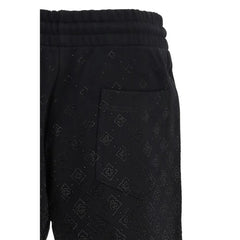 Casablanca Black Cotton Bermuda Shorts - S