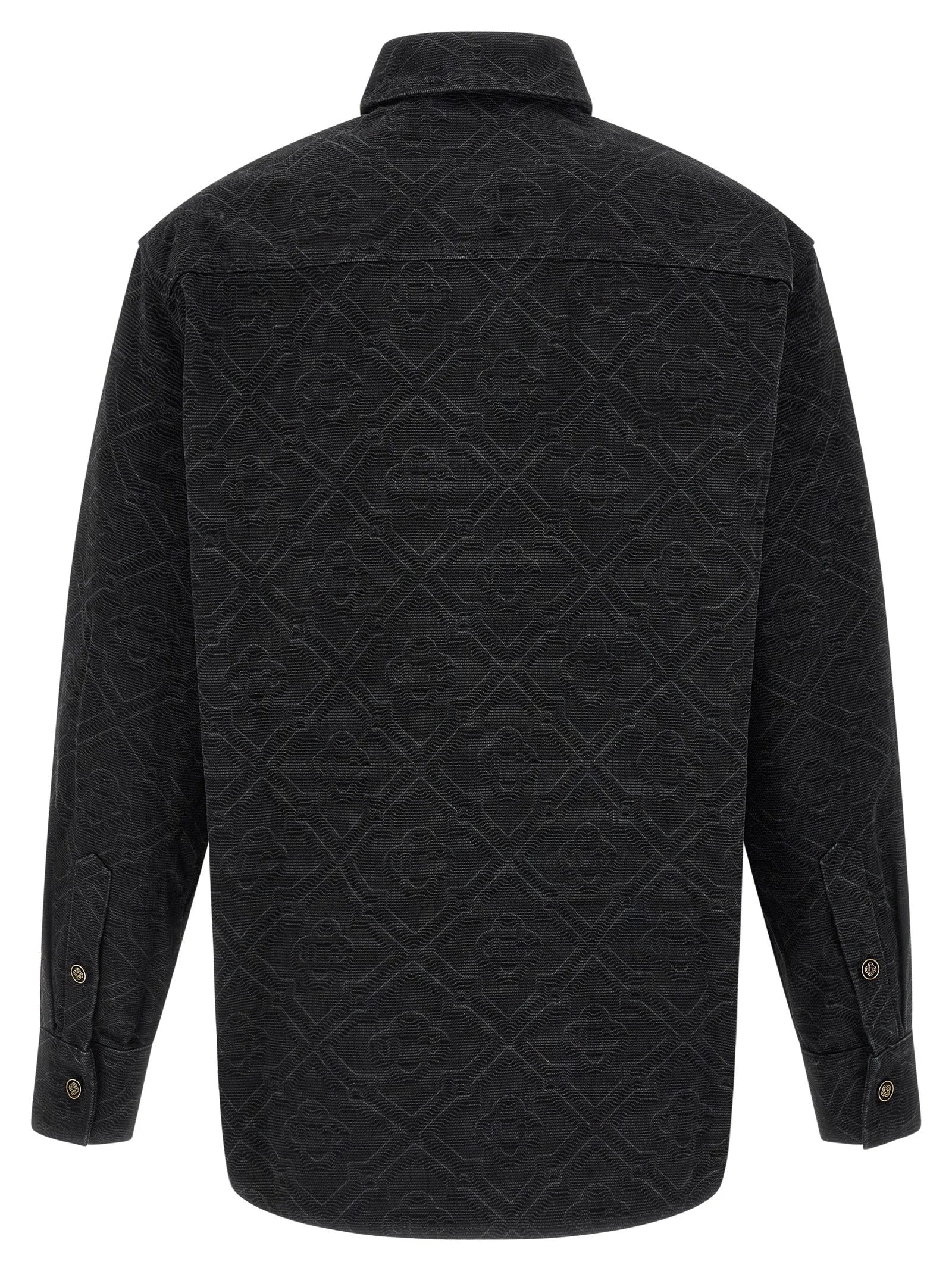 Casablanca Black Cotton Blouse - XL