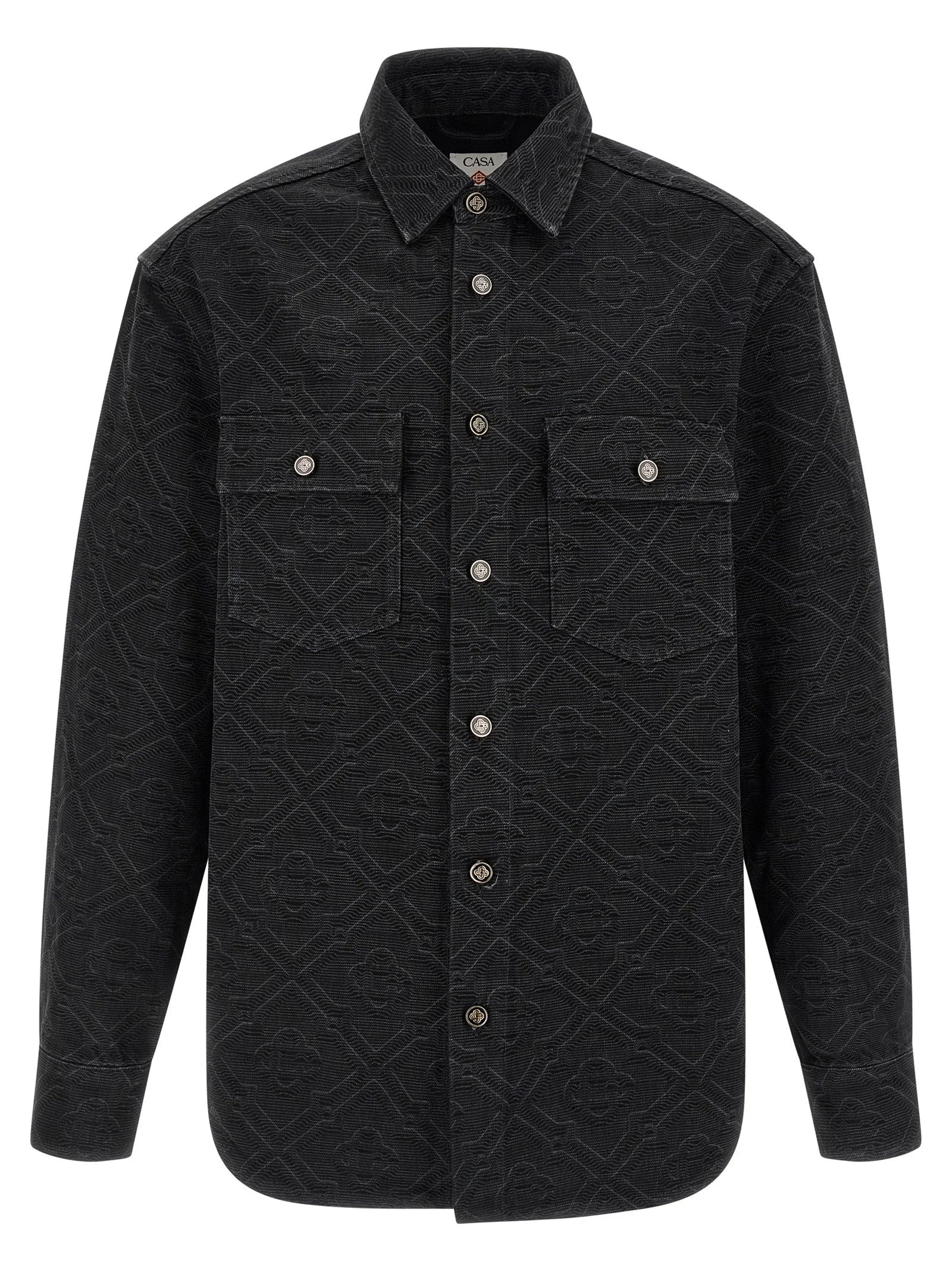 Casablanca Black Cotton Blouse - XL