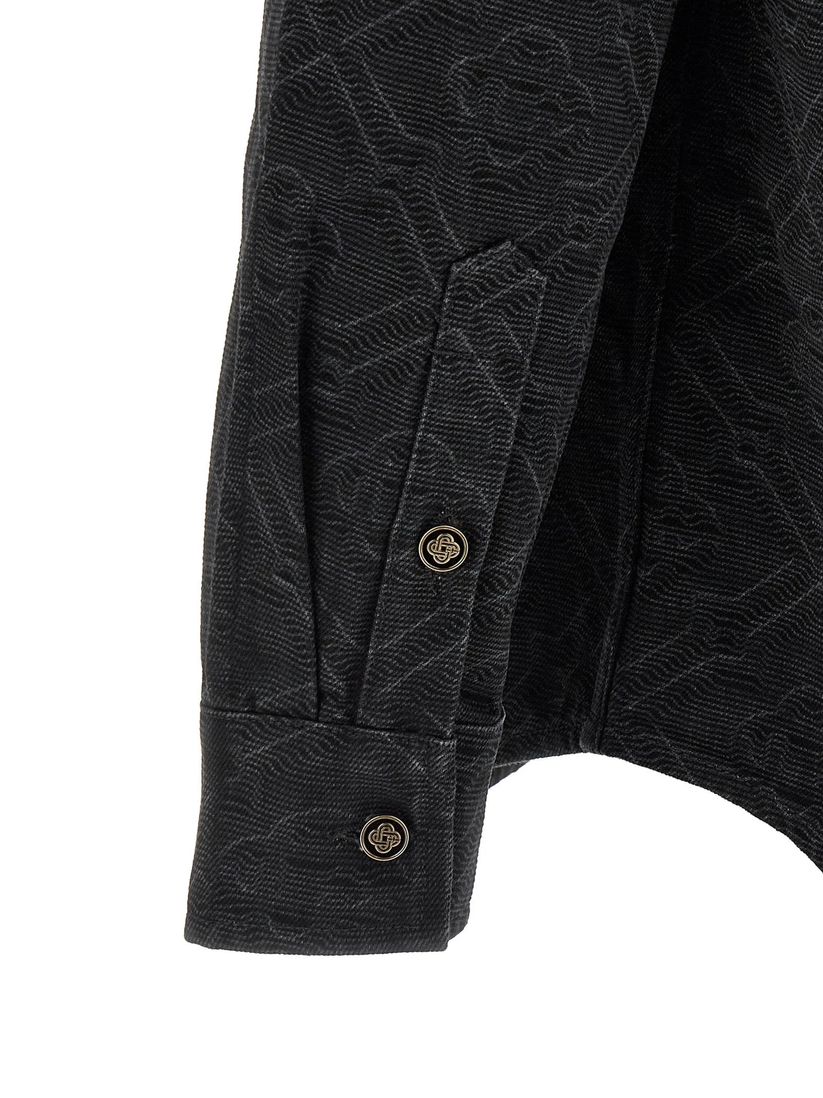 Casablanca Black Cotton Blouse - XL