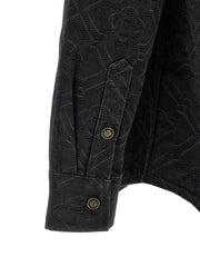 Casablanca Black Cotton Blouse - XL