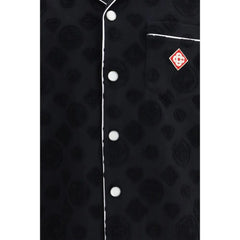 Casablanca Black Cotton Shortsleeve Shirt