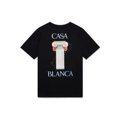 Casablanca Black Cotton T-Shirt - L