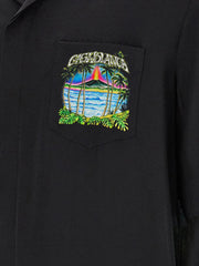 Casablanca Black Silk Blouse