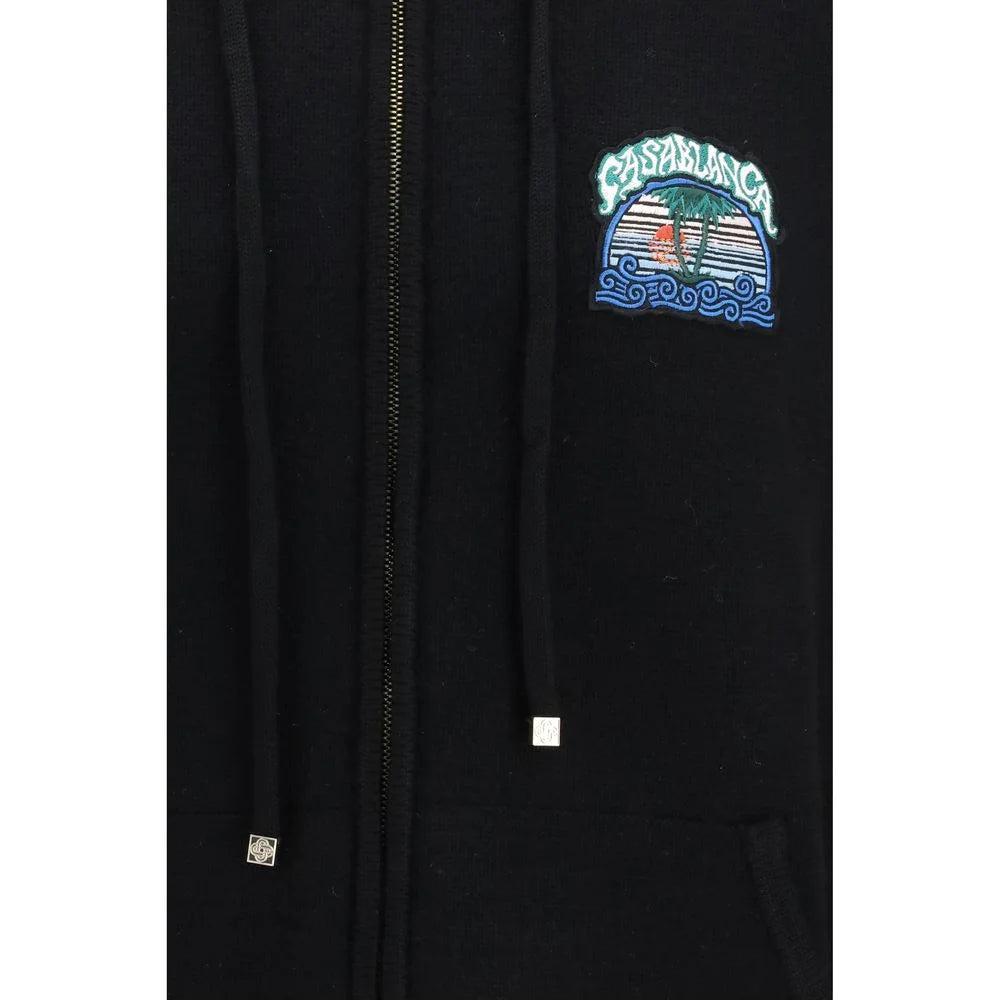Casablanca Black Wool Oves Aries Sweatshirt - M