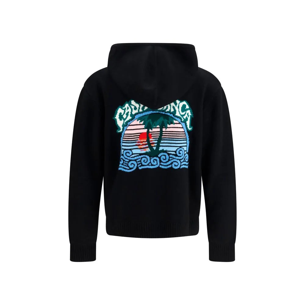 Casablanca Black Wool Oves Aries Sweatshirt - M