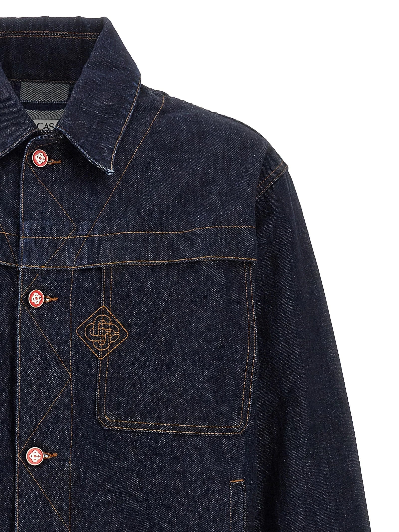 Casablanca Blue Cotton Denim Jacket - XL