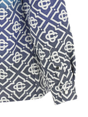 Casablanca Blue Cotton Shell Jacket