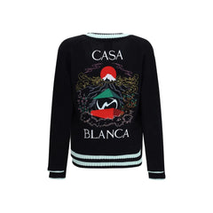 Casablanca Merino Wool embroidered Cardigan - Cardigans