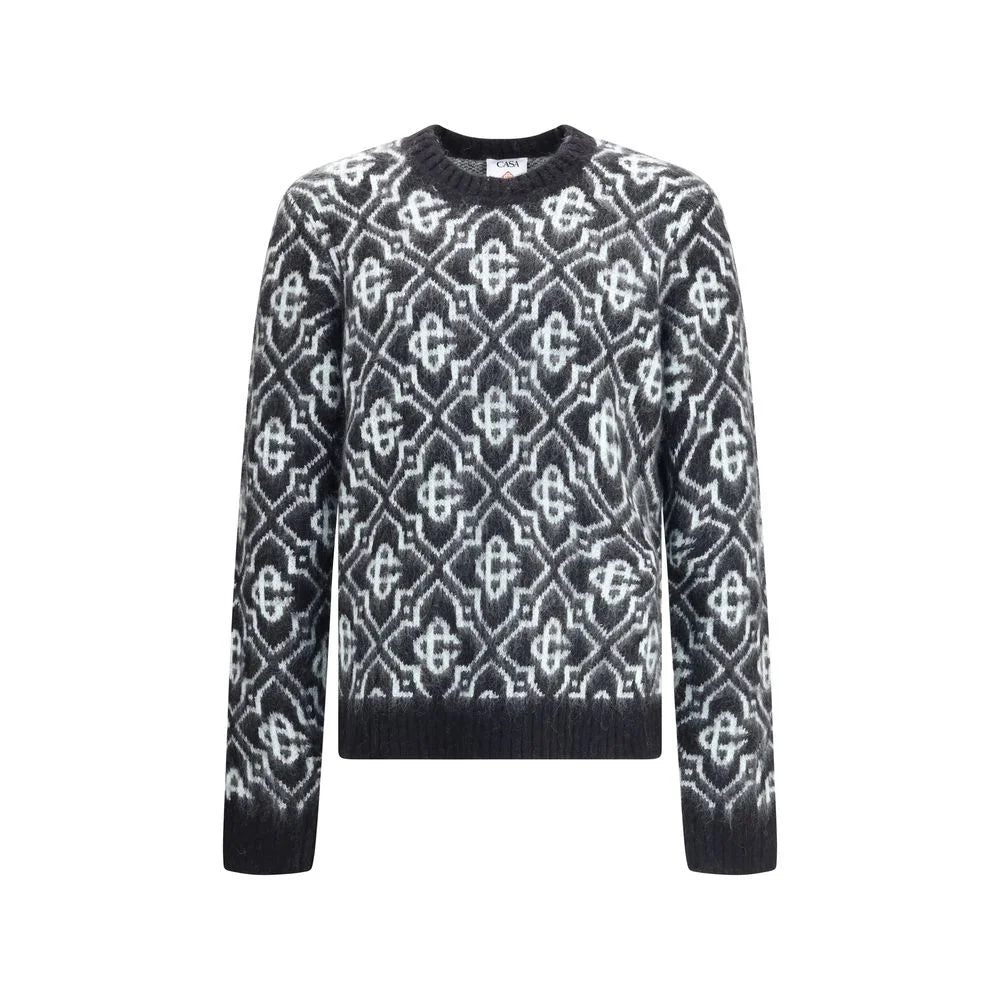 Casablanca Monogram Crew Sweater - Sweaters