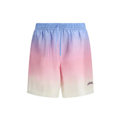 Casablanca Multicolor Silk Bermuda Shorts - M