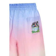 Casablanca Multicolor Silk Bermuda Shorts - M