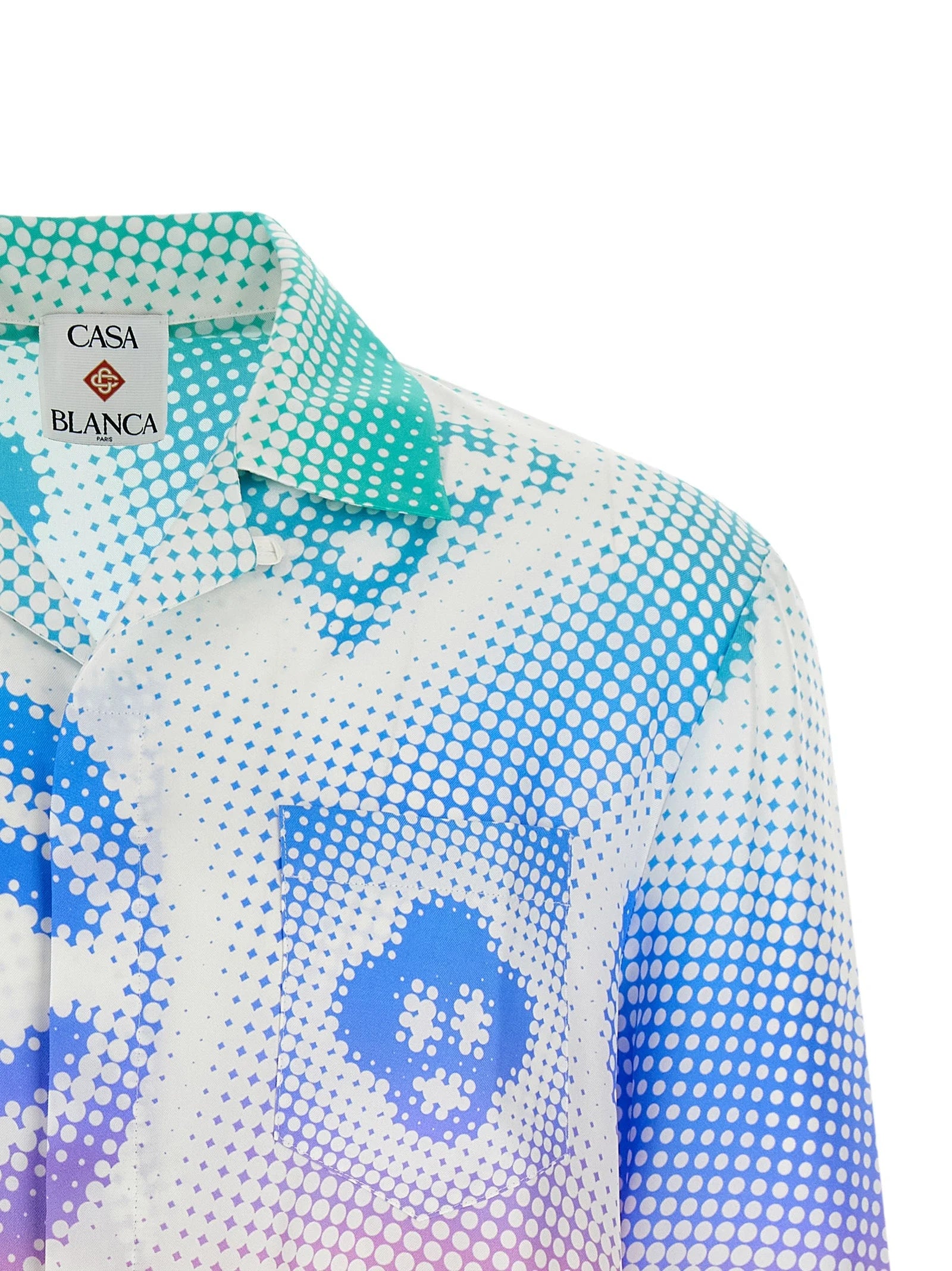 Casablanca Multicolor Silk Blouse