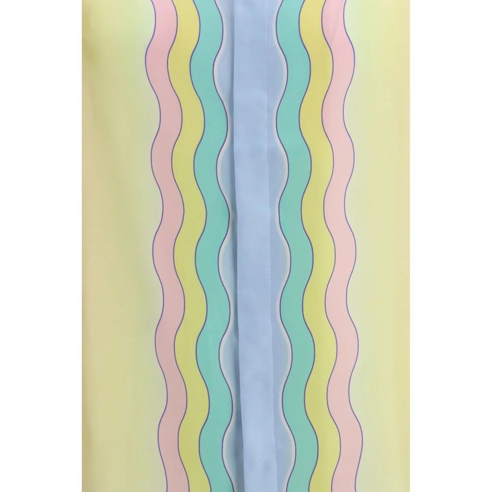 Casablanca Multicolor Silk Pattern Shirt - S