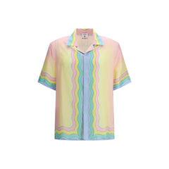 Casablanca Multicolor Silk Pattern Shirt - S
