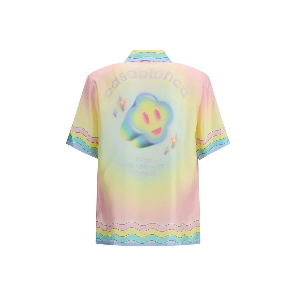 Casablanca Multicolor Silk Pattern Shirt - S